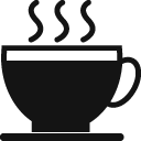 drawing of a coffee mug with steam